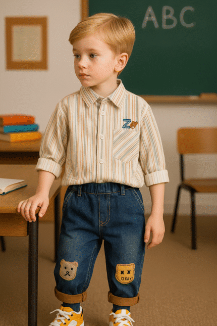 Ensemble deux piéces chemise pantalon