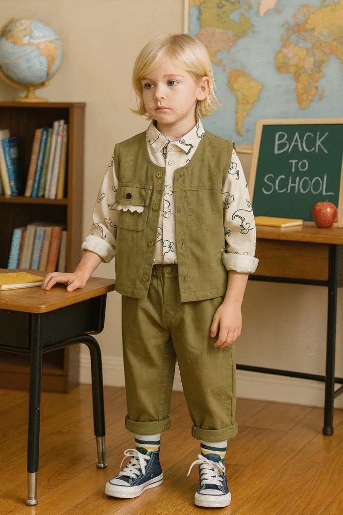 IMG_1211 Ensemble 3 pieces chemise pantalon gilet – Image 2